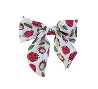Fermaglio per capelli a forma di frutto di drago, con fiocco Pitaya, fermaglio per capelli a forma di drago, BBW20 (A2)