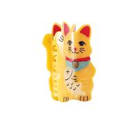 Fermaglio per capelli a forma di gatto fortunato personalizzato giallo con gatto della fortuna accessorio decorativo per capelli per donne ragazze regalo