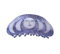 Fermaglio per capelli a forma di luna, in acetato, grandi fermagli per capelli da donna, divertenti fermagli per capelli per ragazze