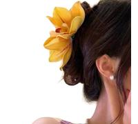 Fermaglio per capelli a forma di orchidea in lega di resina, ideale per donne e ragazze, matrimoni, feste e uso quotidiano, tutti gli abbinamenti