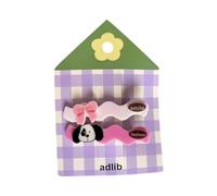 Fermaglio per capelli a forma di orso, stile anni 2000, stile subcultura, fermaglio per capelli dolce Rickrack