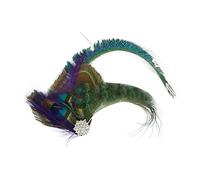 Fermaglio per capelli a forma di pavone con piuma etnica frangia clip dolce ragazze carino anatra clip copricapo accessori per capelli cuore forcina elegante