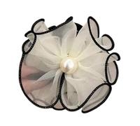 Fermaglio per capelli a forma di , per capelli, coreano, con perle, antiscivolo, da donna, con coda di cavallo, per donne e ragazze, decorazione per capelli