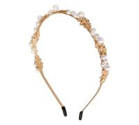 Fermaglio per capelli a forma di perle Retros Leghe Fasce per le donne eleganti accessori per feste di nozze lussuoso fascia per capelli da sposa