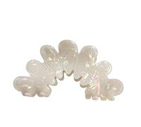 Fermaglio per capelli a forma di petalo da donna, accessorio antiscivolo in plastica, per feste di lavoro e gite nel tempo libero, tenuta flessibile