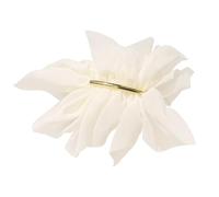 Fermaglio per capelli a forma di petalo di neve, per ragazze e donne, leggero, con design a petalo fluente, ideale per mezza coda di cavallo o acconciature casual per tutto il giorno (petali di neve)