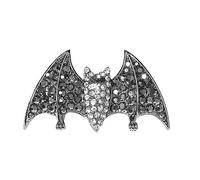 Fermaglio per capelli a forma di pipistrello/ragni con strass, forcina per capelli a becco d'anatra per primavera Halloween coda di cavallo forcine per adolescenti