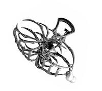 Fermaglio per capelli a forma di ragni di Halloween, con morsetto unico, elegante, accessorio per capelli per lo styling