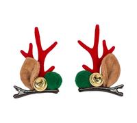 Fermaglio per capelli a forma di renna, stile natalizio, versione casuale