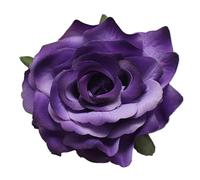 Fermaglio per capelli a forma di rosa, stile hawaiano, da viaggio, per spose e damigelle d'onore, accessori per capelli per feste di nozze, colore: viola