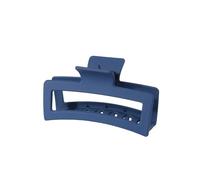 Fermaglio per capelli a forma di squalo, alla moda, oversize, quadrato, satinato, 13 cm, adatto per donne e ragazze, capelli spessi (blue2)