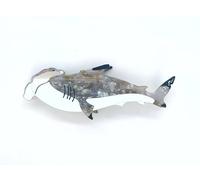 Fermaglio per capelli a forma di squalo martello, divertente clip per capelli in acetato a forma di creatura marina, graziosi accessori per capelli in acetato, nuovo grande artiglio barrette per le