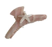 Fermaglio per capelli a forma di stella marina, graziosa clip per capelli a forma di stella marina, clip per capelli a forma di animale, clip per capelli in acetato per ragazze, piccola molletta per