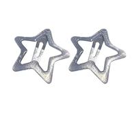Fermaglio per capelli a forma di stella per ragazze clip laterali dolci colorato forcina copricapo a stella cava accessori per capelli per le donne