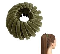 Fermaglio per capelli a nido di uccelli, in velluto magico, con 3 file di denti, per capelli lisci, lunghi, ricci, corti, per capelli