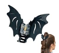 Fermaglio Per Capelli A Pipistrello - Accessorio Capelli Stile Gotico,Accessori Antiscivolo Decorazioni Donna Tema Horror Per Scatti Spaventosi Eventi Moda Gotica Cosplay