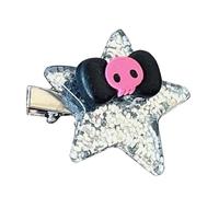 Fermaglio per capelli a stella a cinque punte per adulti e bambini a forma di stella clip laterale pin ragazza casual barrette bella acconciatura accessori