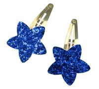 Fermaglio per capelli a stella a cinque punte per tutte le età, antiscivolo, clip laterale per capelli glitterata, clip laterale per bambini e donne, 2 pezzi