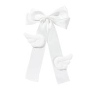 Fermaglio per capelli ad ala con fiocchi per balletcore Dolci Clip piatta Balletcore Tornante Fiocchi Elegante Clip per capelli per mazzi