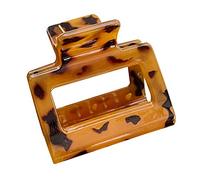 Fermaglio per capelli alla francese, mini clip per capelli cava, stile vintage, a forma di leopardo, per uso quotidiano, viaggi e foto
