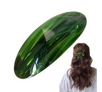 Fermaglio per capelli alla francese, portatile, con chiusura a tenuta forte, ovale, per capelli spessi e, forcine vintage per capelli, per capelli
