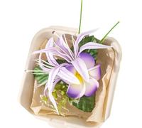 Fermaglio per capelli alla moda a forma di uova, fiore per donne, design a forma di fiamma, ornamento per capelli, accessorio per la spiaggia