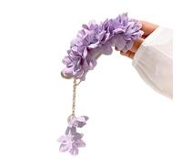 Fermaglio per capelli alla moda con camelie artificiali, design con fiore di camelia, presa sicura, clip per capelli a becco d'anatra per acconciature da sposa