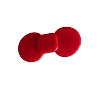 Fermaglio per capelli alla moda con lettere di design fiocco rosso clip laterale per adolescenti donne adolescenti abbigliamento quotidiano copricapo accessori per capelli