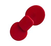 Fermaglio per capelli alla moda con lettere di design fiocco rosso clip laterale per adolescenti donne adolescenti abbigliamento quotidiano copricapo accessori per capelli