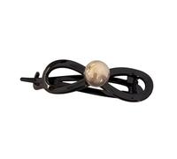 Fermaglio per capelli alla moda con stampa leopardo Bowknot forcina con design a torsione Elegante Decori per capelli stili vintage presa per capelli per le donne morbido leopardo stampa forcina