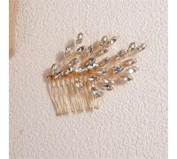 Fermaglio per capelli alla moda con strass, accessorio per capelli da sposa, per damigella d'onore, feste, occasioni formali