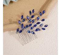 Fermaglio per capelli alla moda con strass, accessorio per capelli da sposa, per damigella d'onore, feste, occasioni formali