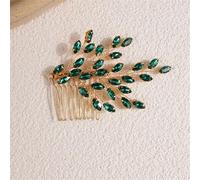 Fermaglio per capelli alla moda con strass, accessorio per capelli da sposa, per damigella d'onore, feste, occasioni formali