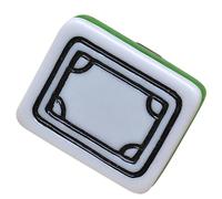 Fermaglio per capelli alla moda in resina a forma di mahjong, buona fortuna, per amanti del gioco e trendsetter