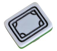 Fermaglio per capelli alla moda in resina a forma di mahjong, buona fortuna, per amanti del gioco e trendsetter
