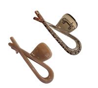 Fermaglio per capelli alla moda largo unico marrone morsetto forcina per capelli elegante accessorio per capelli uso casual