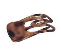 Fermaglio per capelli alla moda largo unico marrone morsetto forcina per capelli elegante accessorio per capelli uso casual