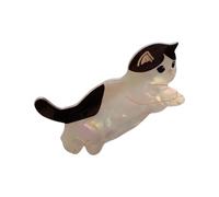 Fermaglio per capelli alla moda per gattini unico in madreperla clip per capelli elegante accessorio per capelli per gattino uso casual