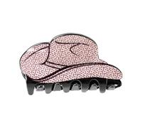 Fermaglio per capelli antiscivolo, delicato cappello da cowboy, per adolescenti, coda di cavallo