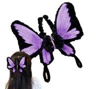 Fermaglio per capelli artiglio - Accessori per acconciatura grandi antiscivolo, set di fermagli per capelli a farfalla a tenuta ferma | per donne e ragazze, sport, lavoro, sessione fotografica, festa