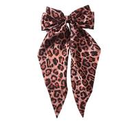 Fermaglio per capelli Bowknot, fiocchi per capelli con stampa leopardata