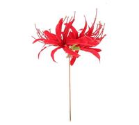 Fermaglio per capelli cinese rosso, forcine per capelli cinesi per lo styling - Perni per lo styling del giglio di ragno rosso per capelli con fiori,Tradizionale copricapo cinese vintage, eleganti per