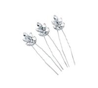 Fermaglio per capelli classico con fiore di cristallo, accessori per capelli da principessa, accessori per capelli per tutti i giorni per le donne come regali (HS-J6165)