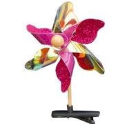 Fermaglio per capelli colorato a forma di mulino a vento per bambine che scattano foto, per feste di Natale, mulino a vento, clip per capelli per bambini