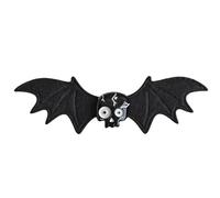 Fermaglio per capelli con ali scure a forma di teschio scuro piatto per balletcore forcina per capelli scura elegante per mazzi