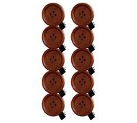 Fermaglio per capelli con bottoni in legno per donne ragazze abiti per bambini accessori per bambini clip pulsante carino