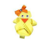 Fermaglio per capelli con coniglietti pasquali/pollo in tessuto accessori per capelli in tessuto per festival evento a tema scuola forcina per bambini