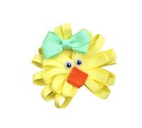 Fermaglio per capelli con coniglietti pasquali/pollo in tessuto accessori per capelli in tessuto per festival evento a tema scuola forcina per bambini