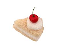 Fermaglio per capelli con design a forma di cibo peloso, adorabile fermaglio per capelli da dessert per donne e ragazze, accessori regalo di compleanno, accessori per foto, forcine pelose ispirate al