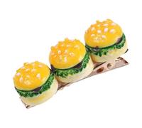 Fermaglio per capelli con falchi canditi/hamburger, per bambini e adulti, novità cibo, clip laterale, antiscivolo, per donne e ragazze